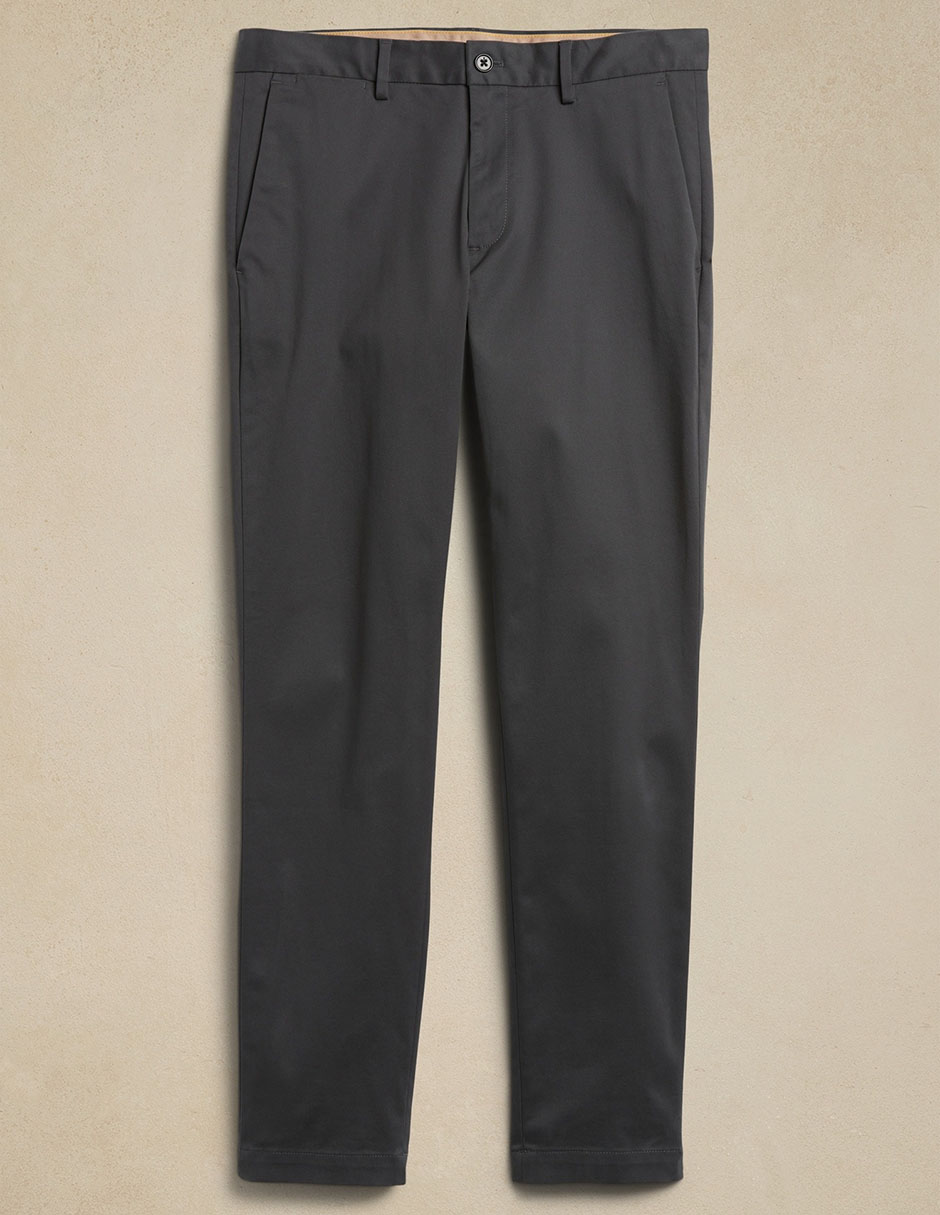 Pantalón chino slim de algodón para hombre 4