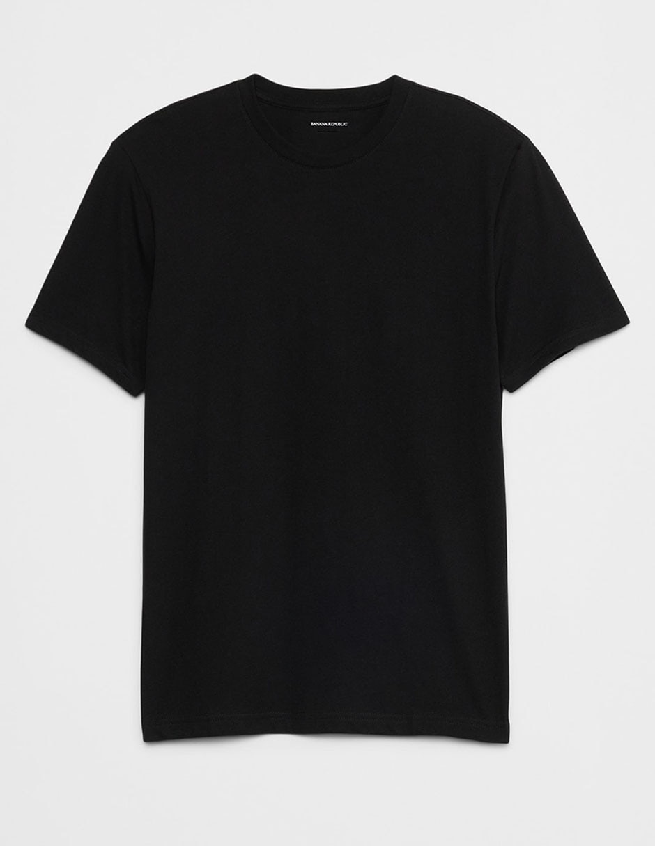 PLAYERA BANANA 754221 REDOND, S, NEGRO