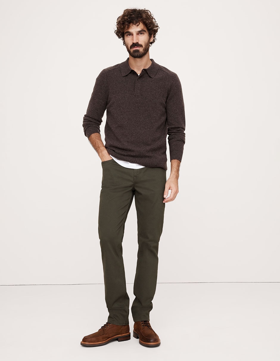 Pantalón chino regular para hombre