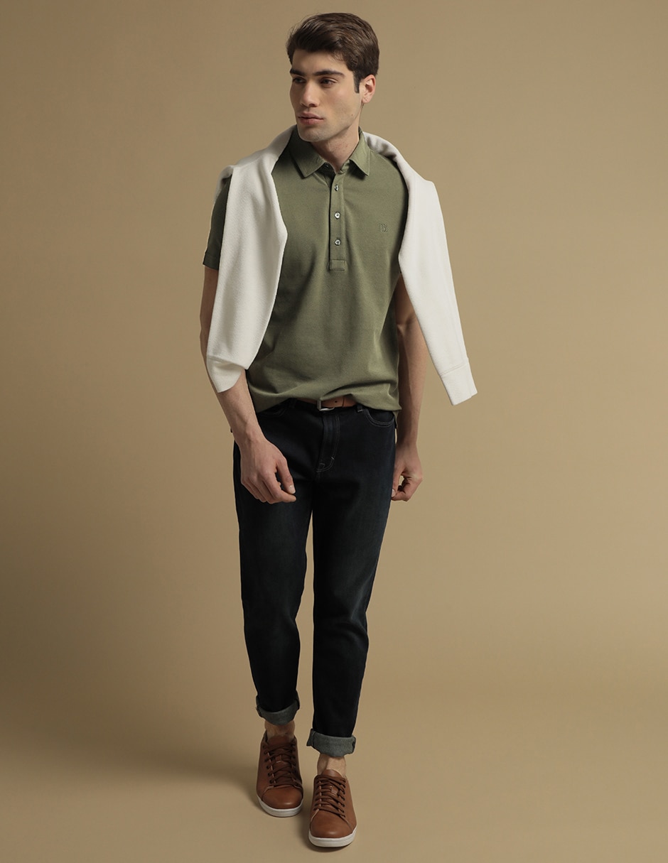 Playera tipo polo para hombre