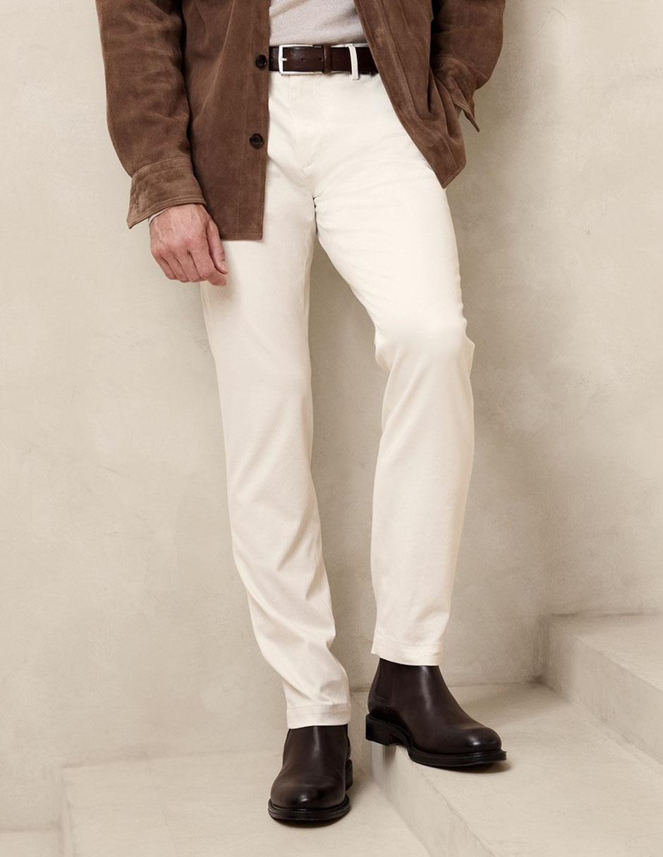 Pantalón chino skinny de algodón para hombre Pantalón chino skinny de algodón para hombre