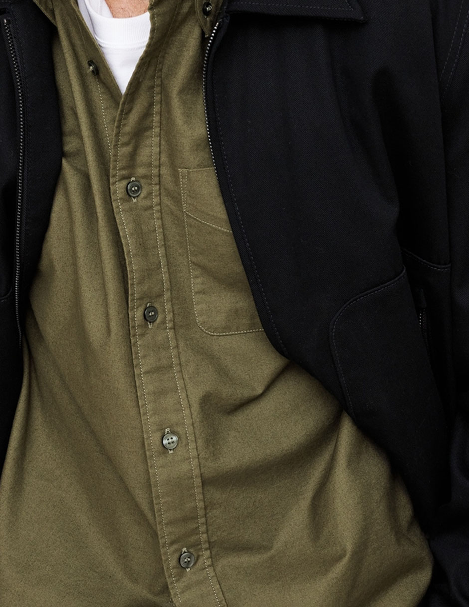 Camisa casual de algodón manga larga para hombre 2