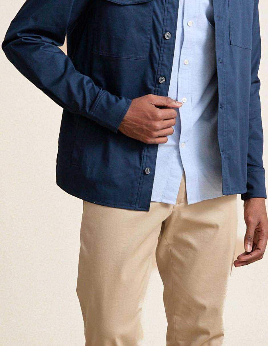 Camisa de vestir de algodón manga larga para hombre 3