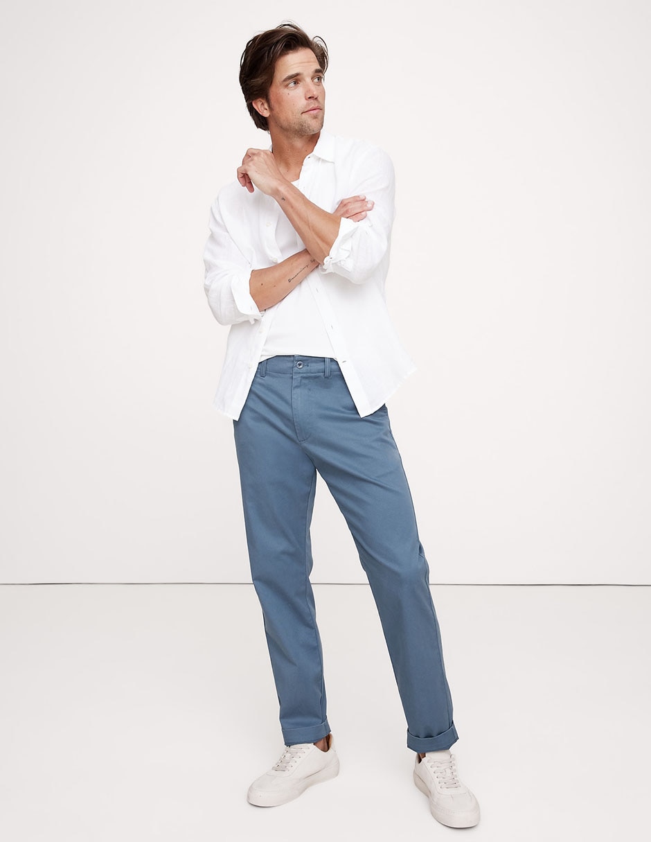 Pantalón slim de algodón para hombre Pantalón slim de algodón para hombre