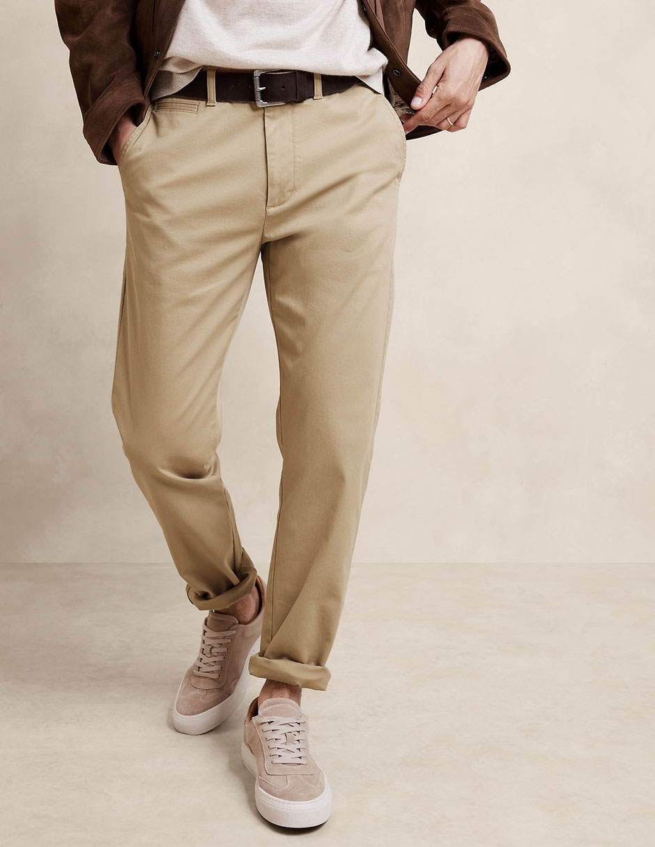 Pantalón slim de algodón para hombre Pantalón slim de algodón para hombre