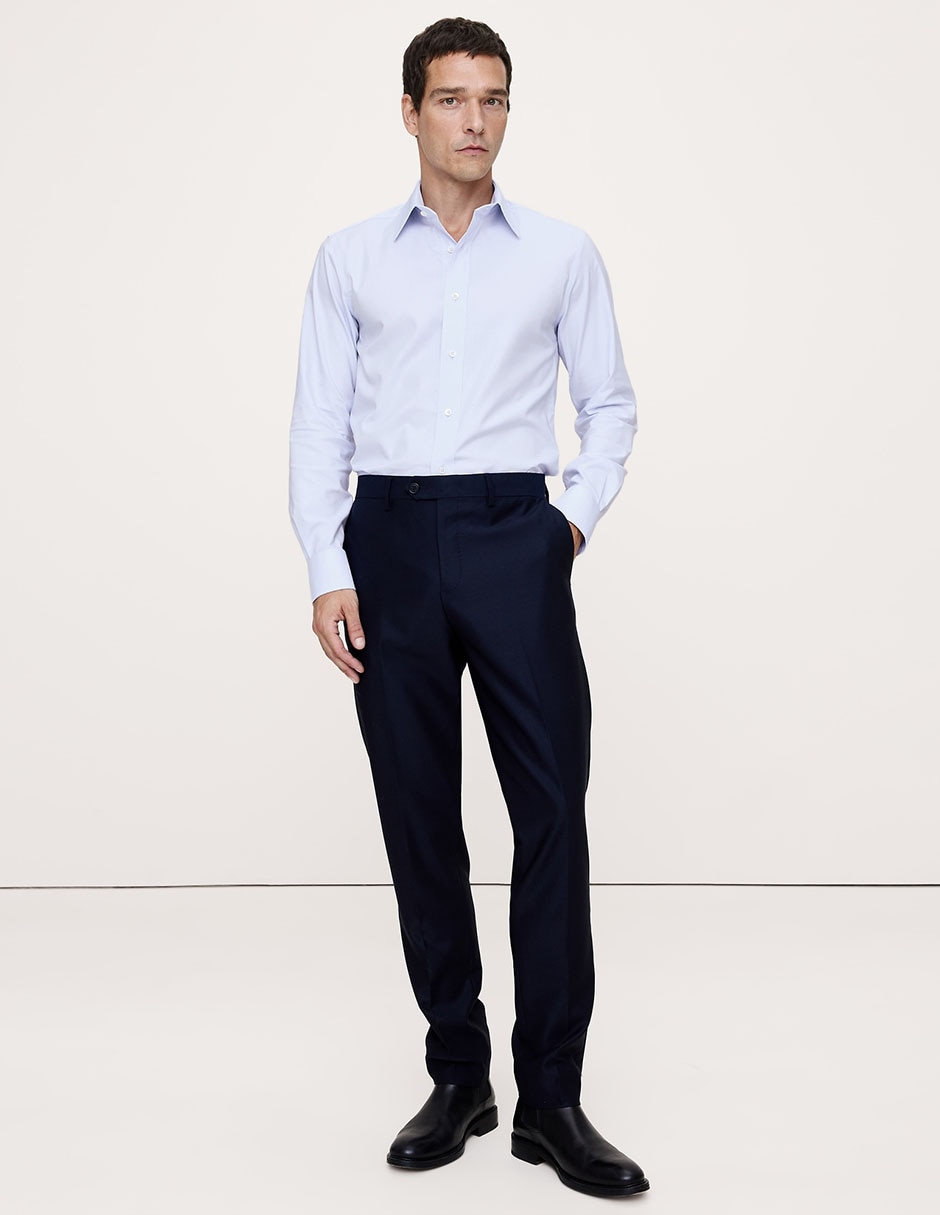 Camisa de vestir manga larga para hombre