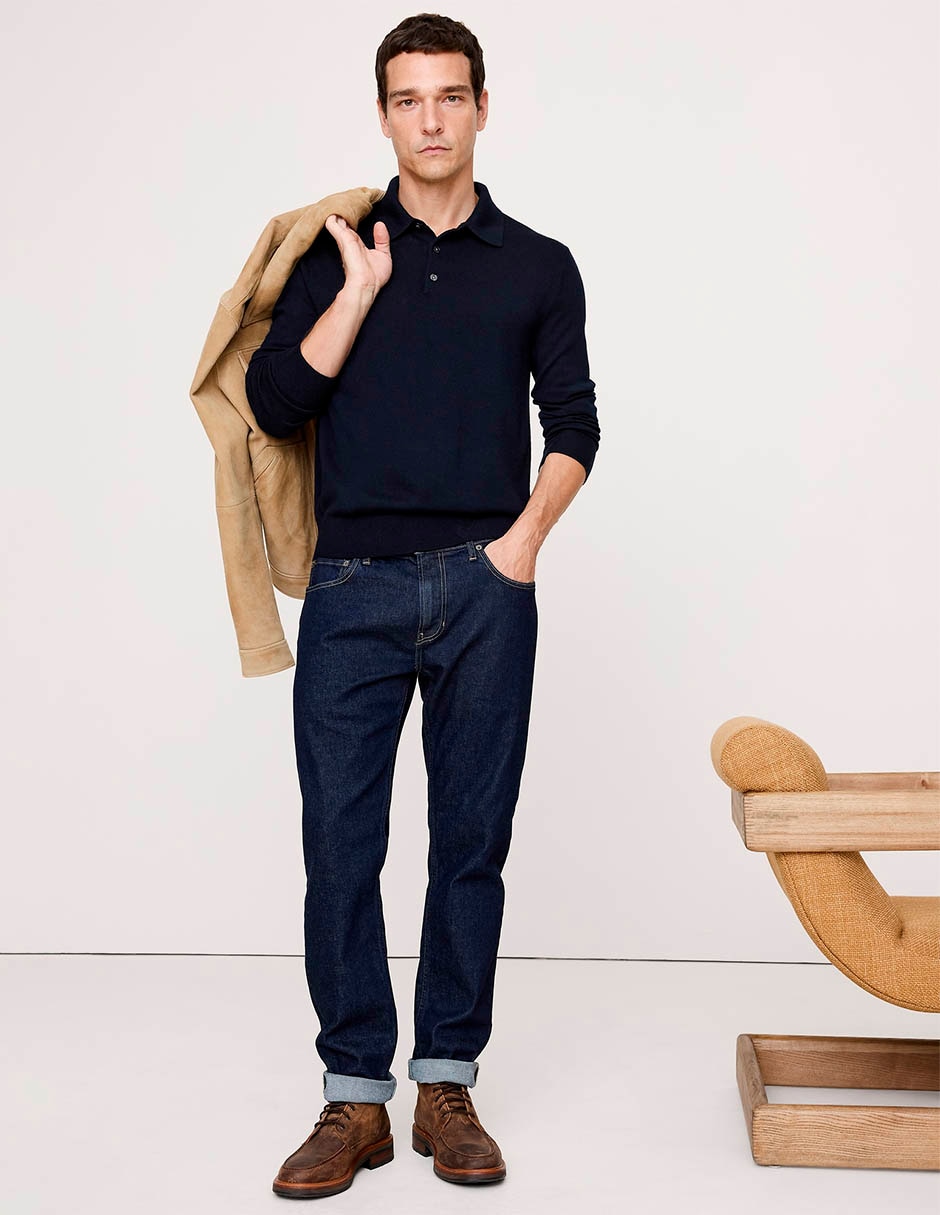 Playera cuello polo para hombre
