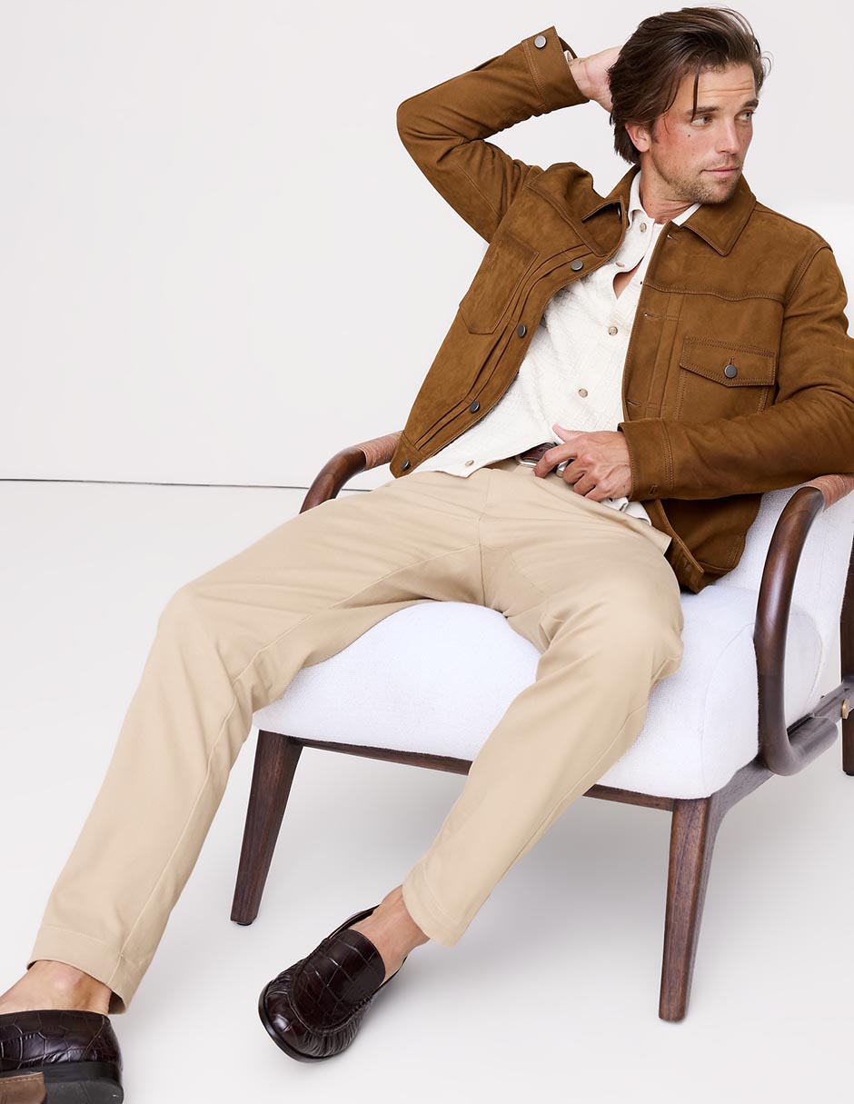 Pantalón de vestir regular para hombre