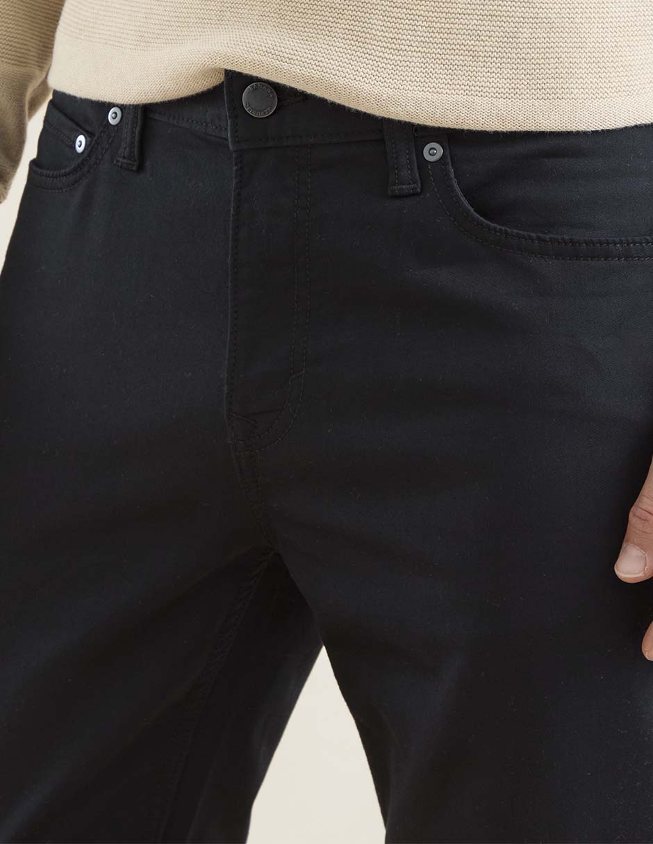 Pantalón business casual slim de algodón para hombre