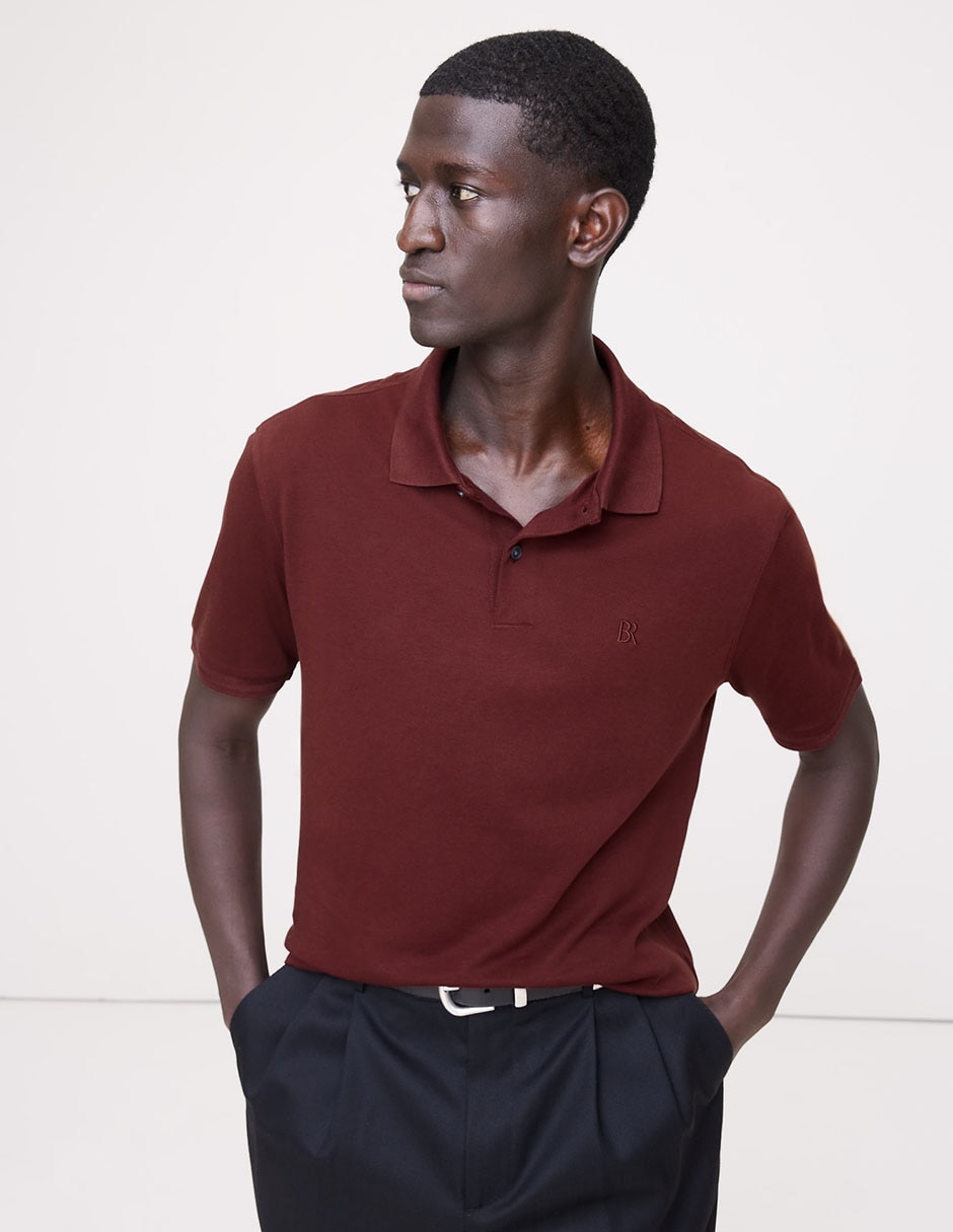 Playera cuello polo para hombre