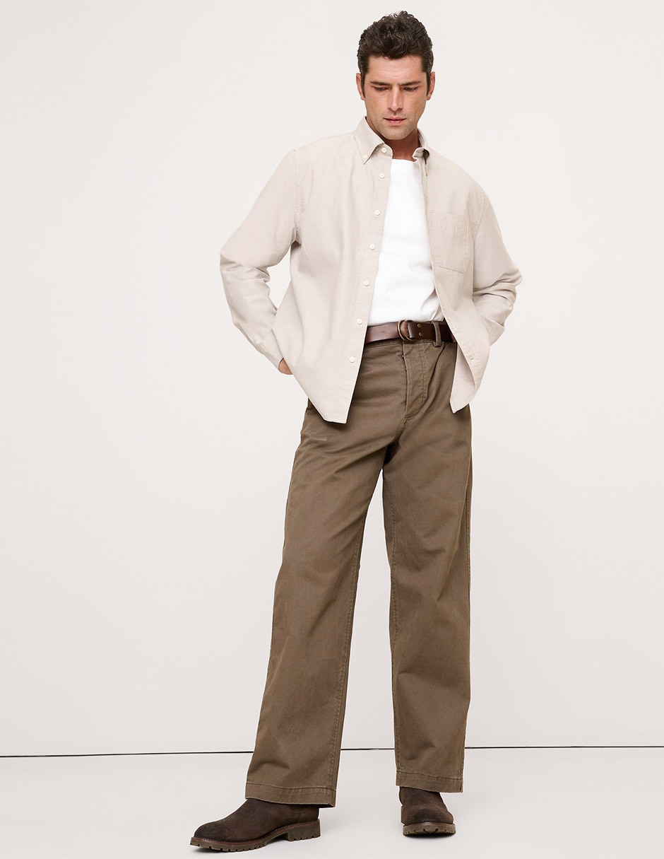 Camisa casual manga larga para hombre Camisa casual manga larga para hombre