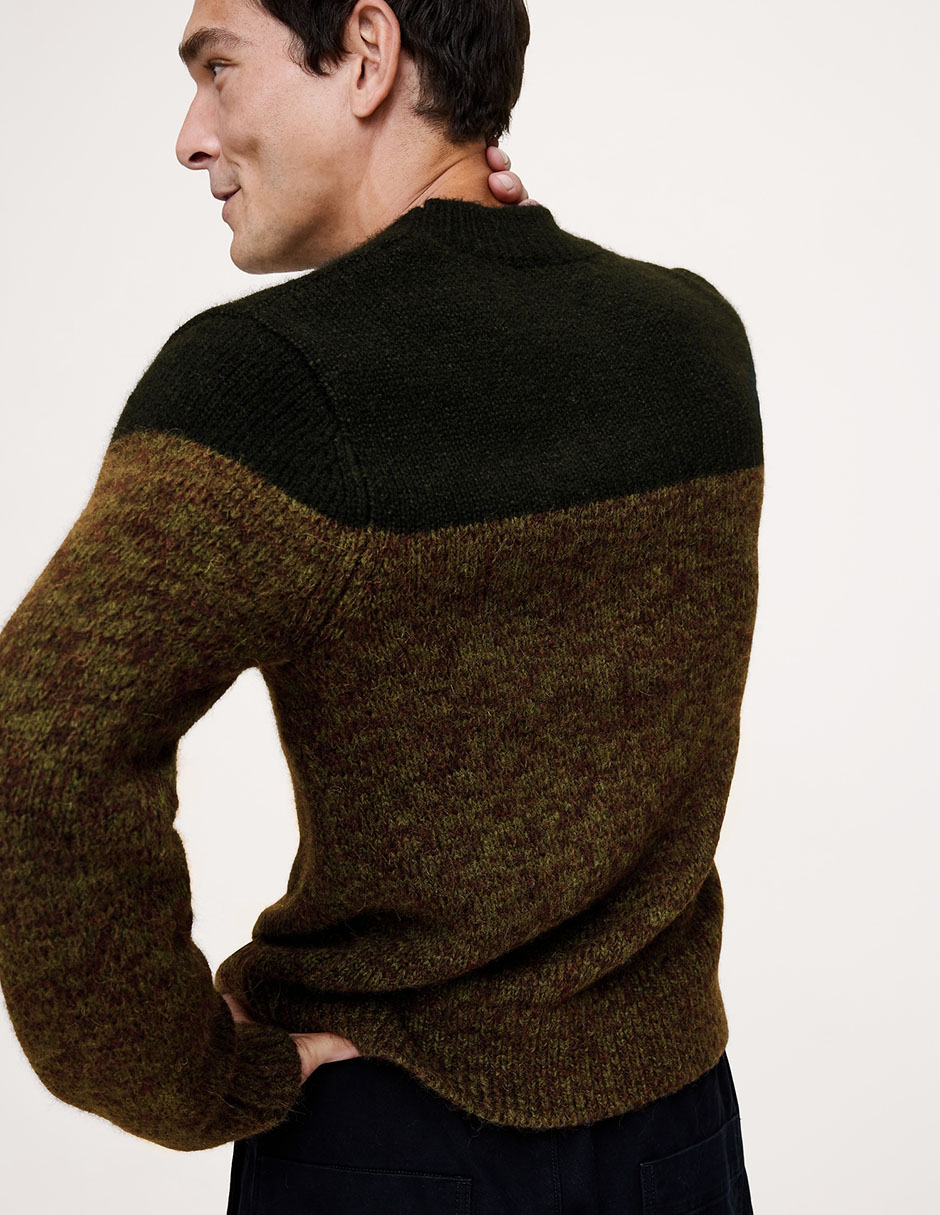 Suéter cuello redondo para hombre 2