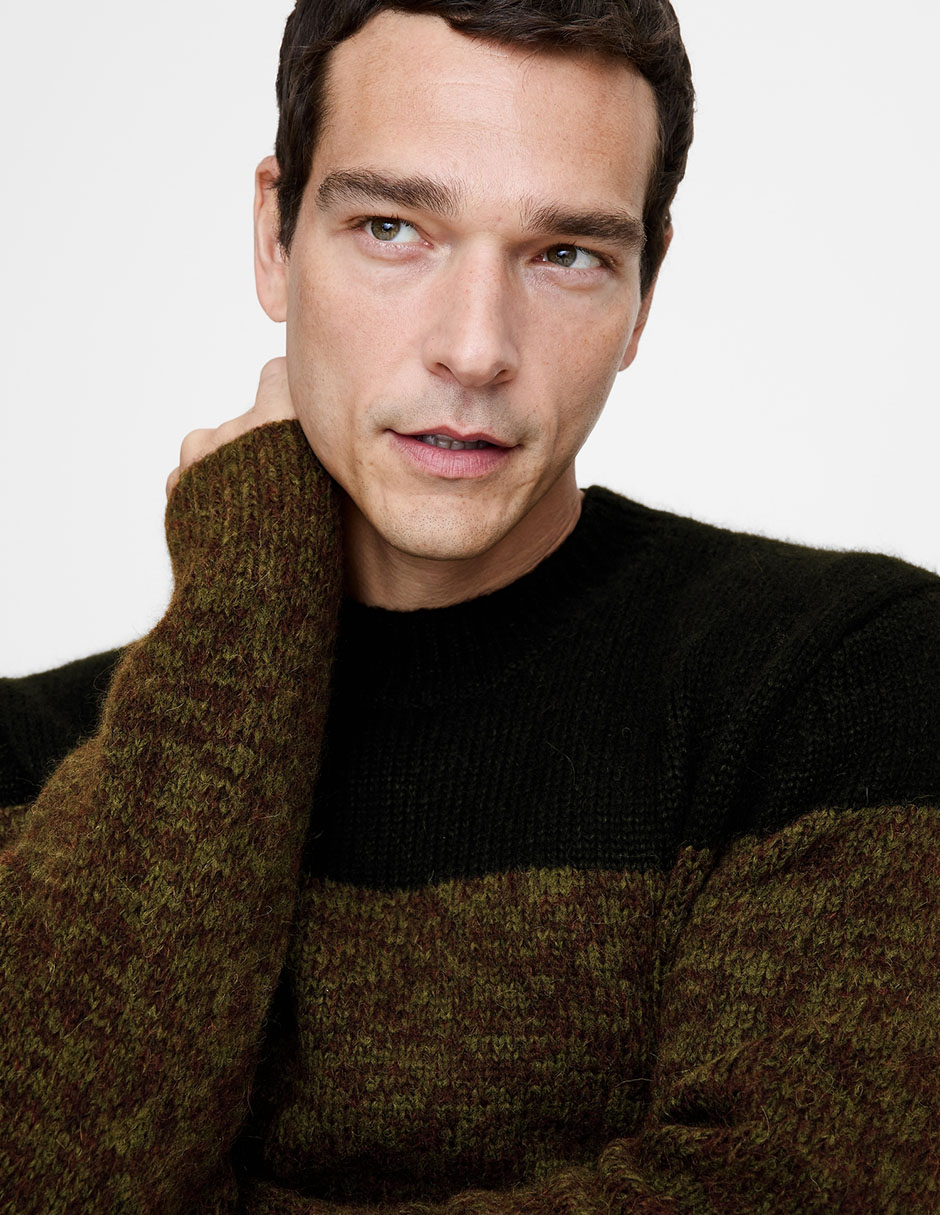 Suéter cuello redondo para hombre 3
