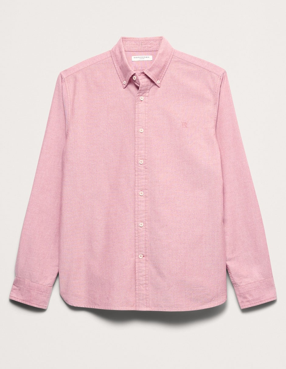 Camisa de vestir de algodón manga larga para hombre 2