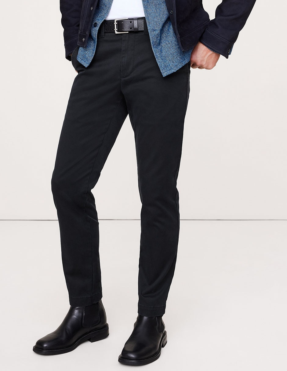 Pantalón chino slim de algodón para hombre 3