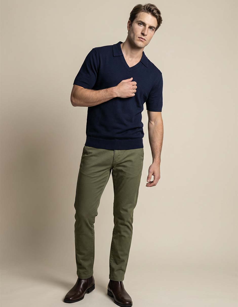 Playera tipo polo para hombre
