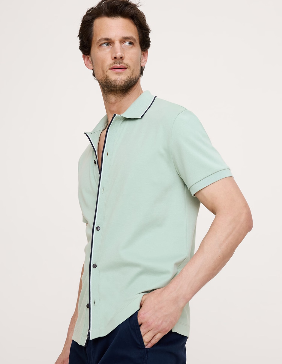 Camisa de algodón manga corta unisex
