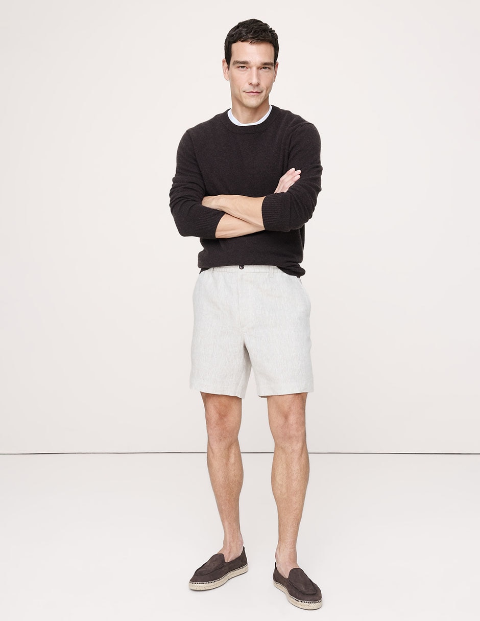 Bermuda de lino para hombre Bermuda de lino para hombre