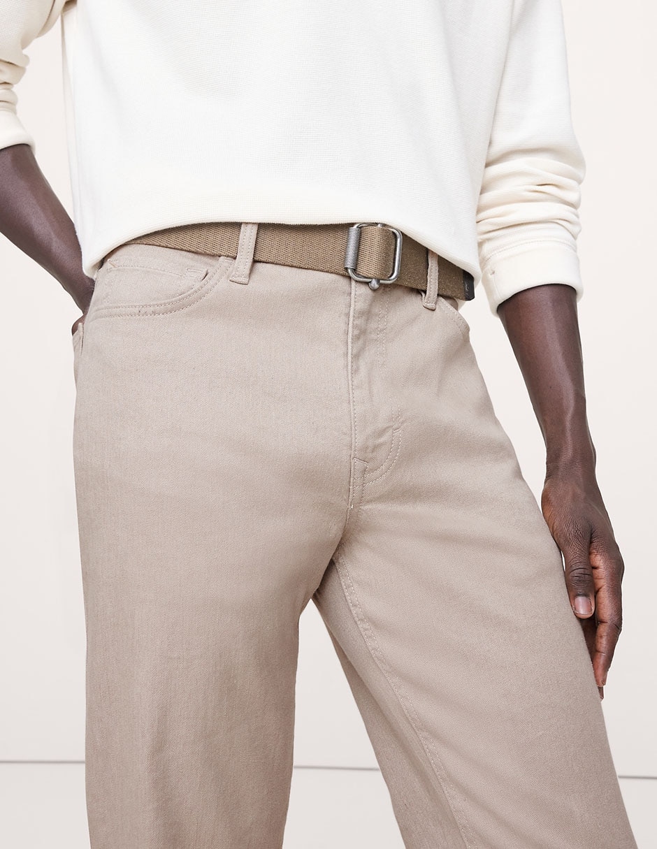 Pantalón straight de lino para hombre 5
