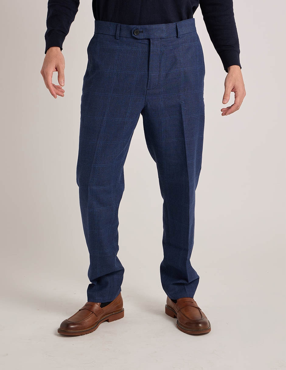 Pantalón de vestir straight de lino para hombre