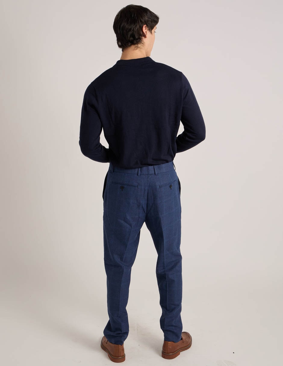 Pantalón de vestir straight de lino para hombre 5