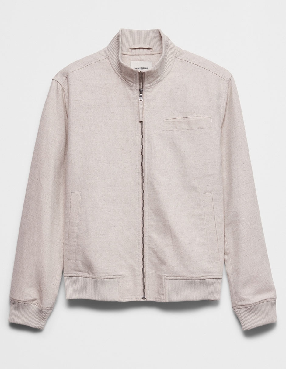 Chamarra bomber con bolsillos para hombre 2