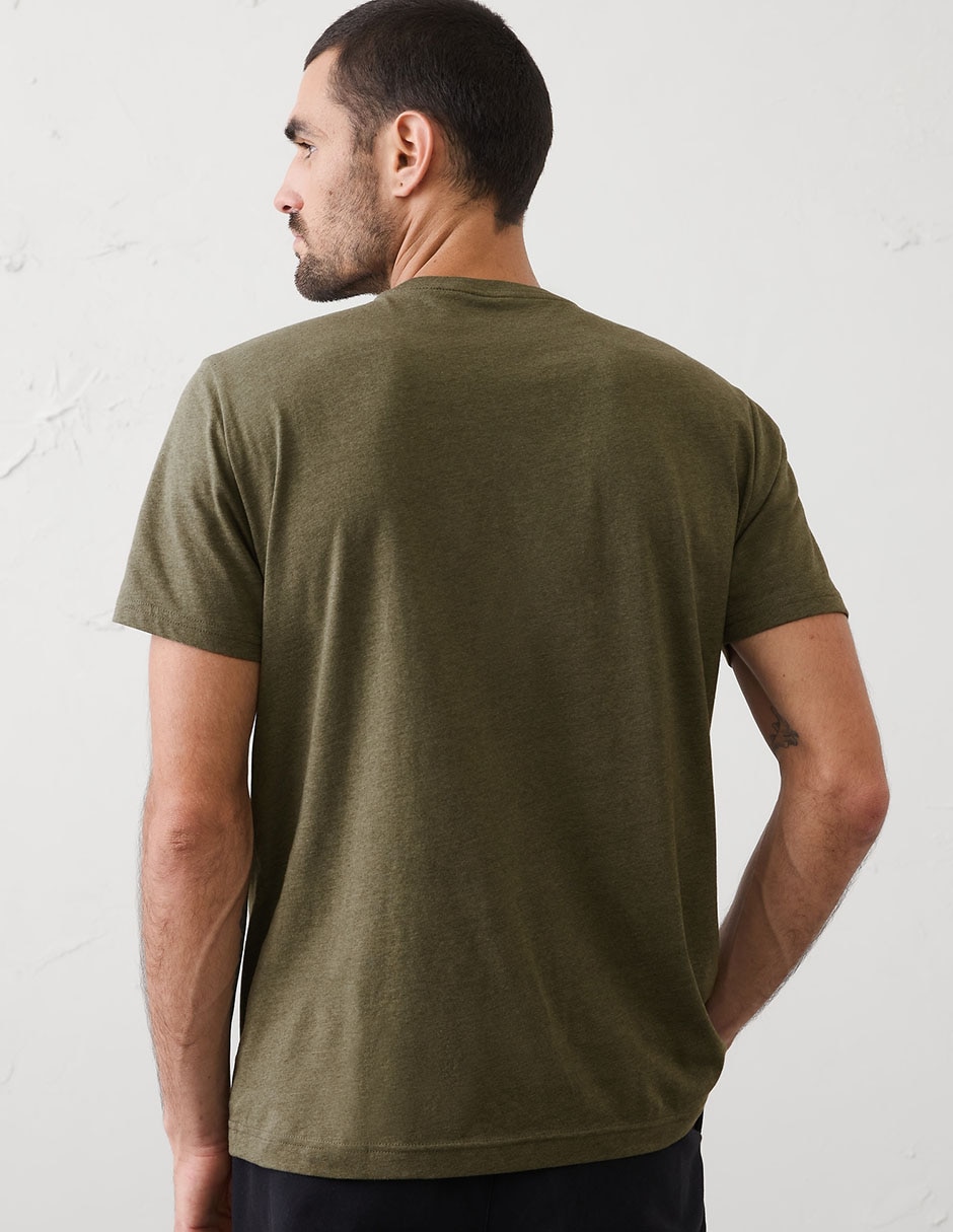 Playera cuello redondo para hombre
