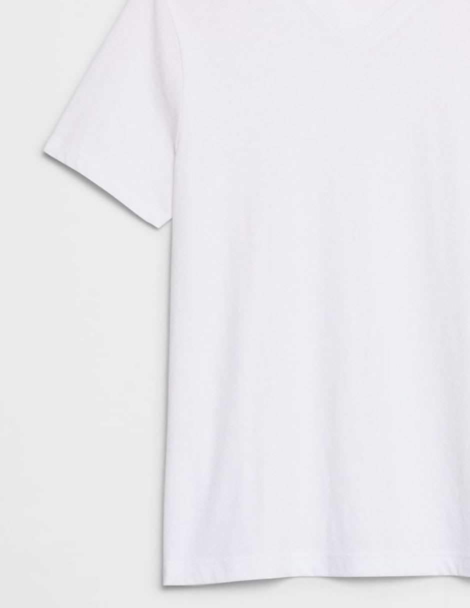 Playera cuello v para hombre 3