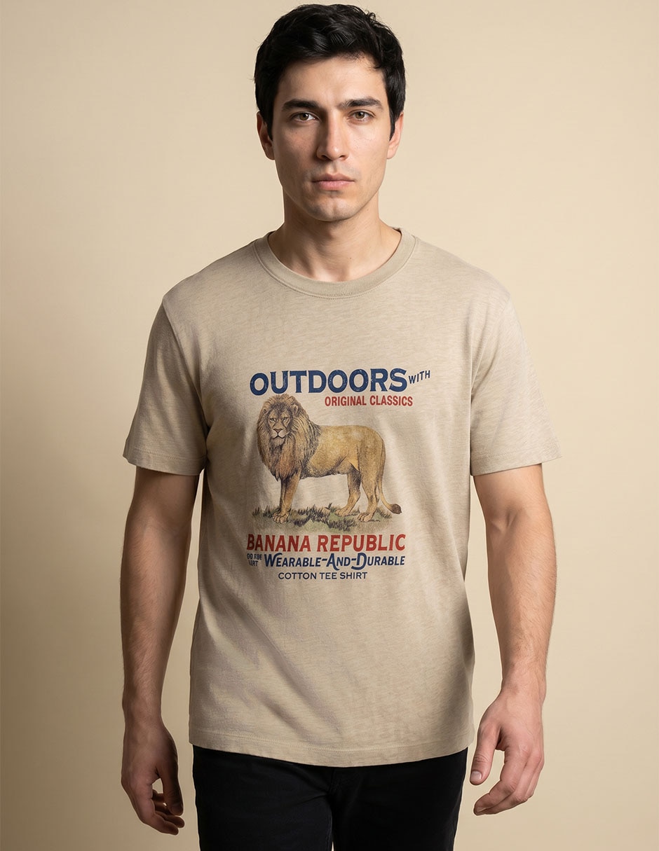 Playera cuello redondo para hombre Playera cuello redondo para hombre
