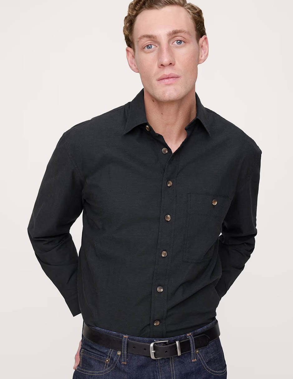 Camisa casual manga larga para hombre Camisa casual manga larga para hombre
