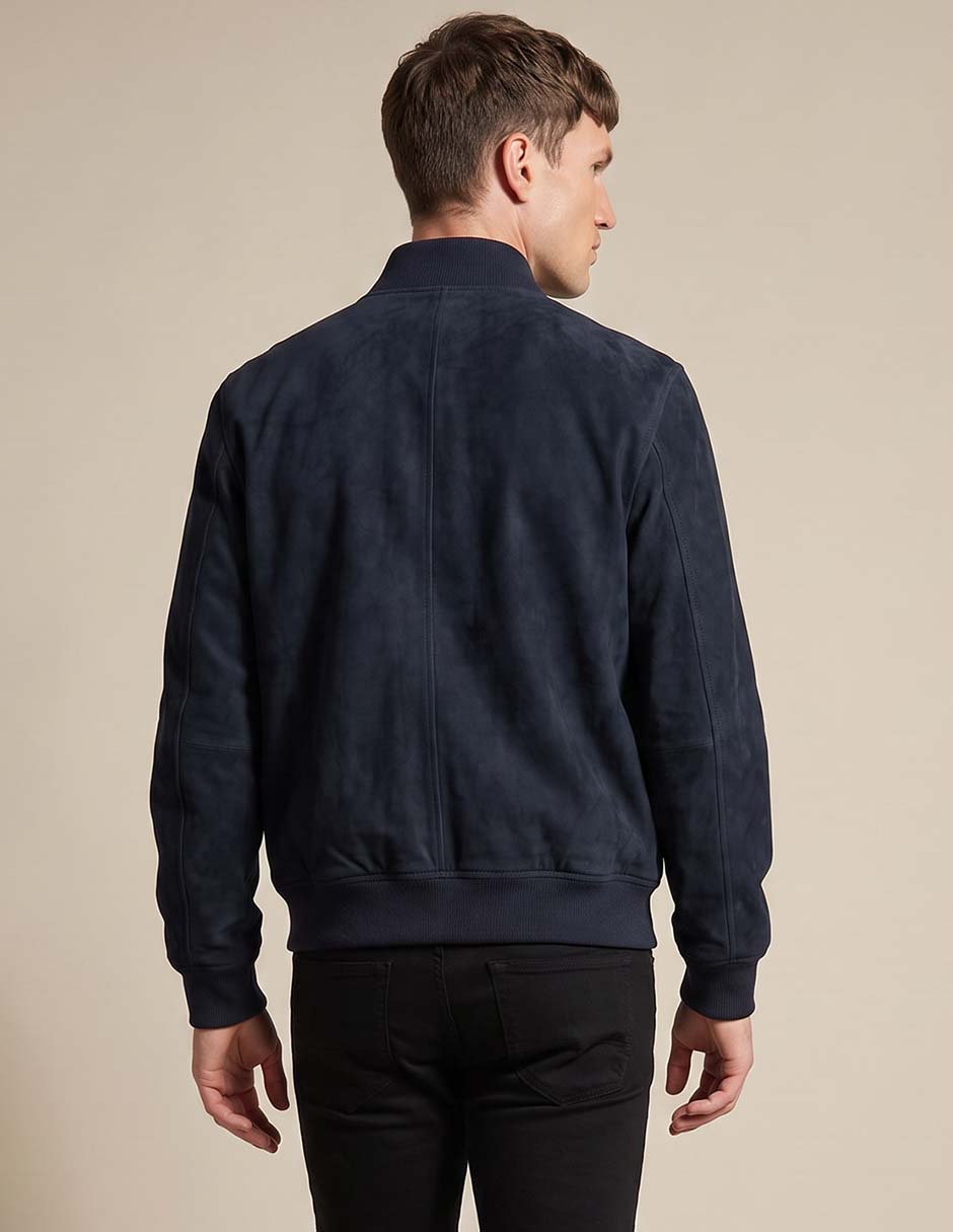 CHAMARRA BOMBER BANANA 884550 LISO SUED