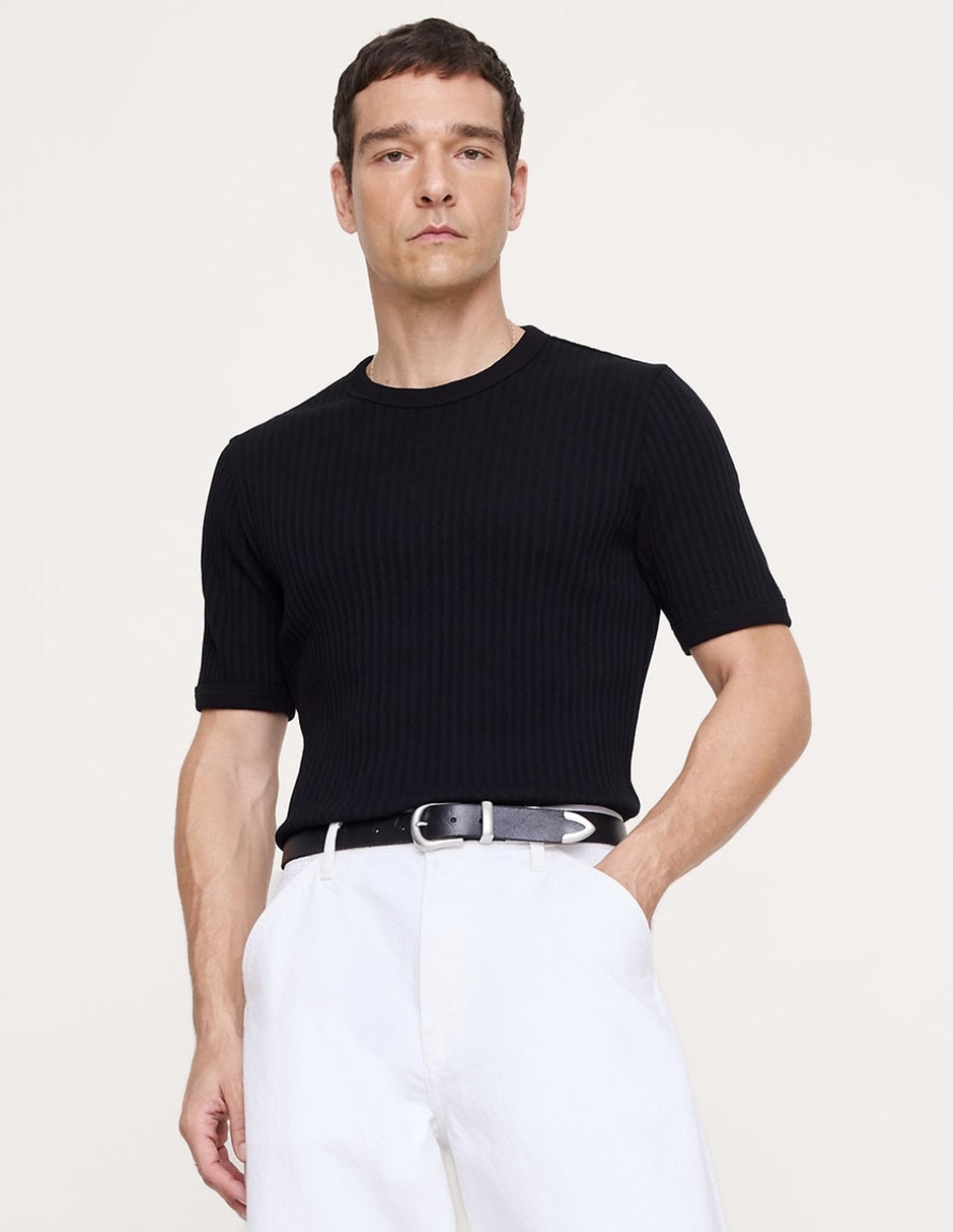 Playera cuello redondo para hombre