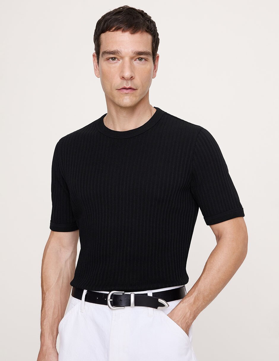 Playera cuello redondo para hombre 5