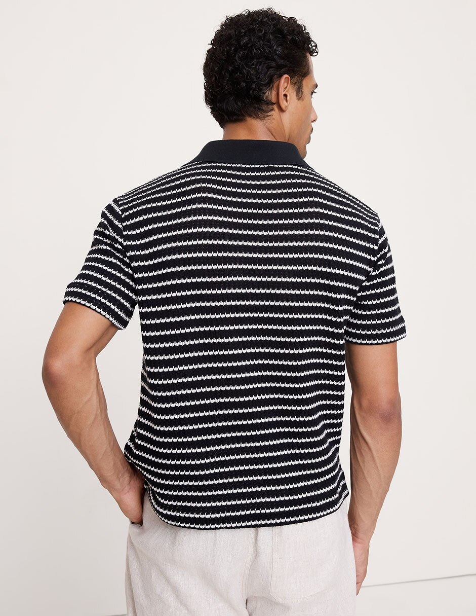 PLAYERA POLO BANANA 000894464 A RAYAS C