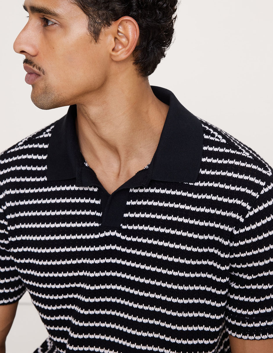 PLAYERA POLO BANANA 000894464 A RAYAS C