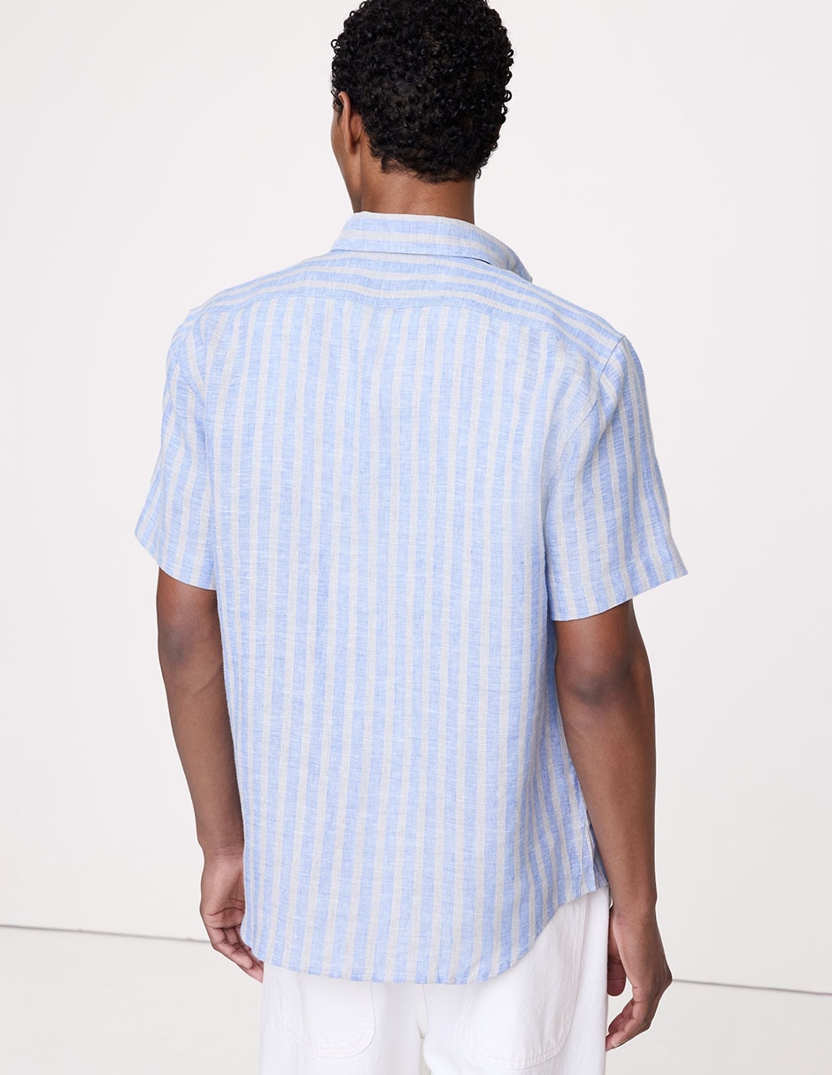 Camisa casual manga corta para hombre 2