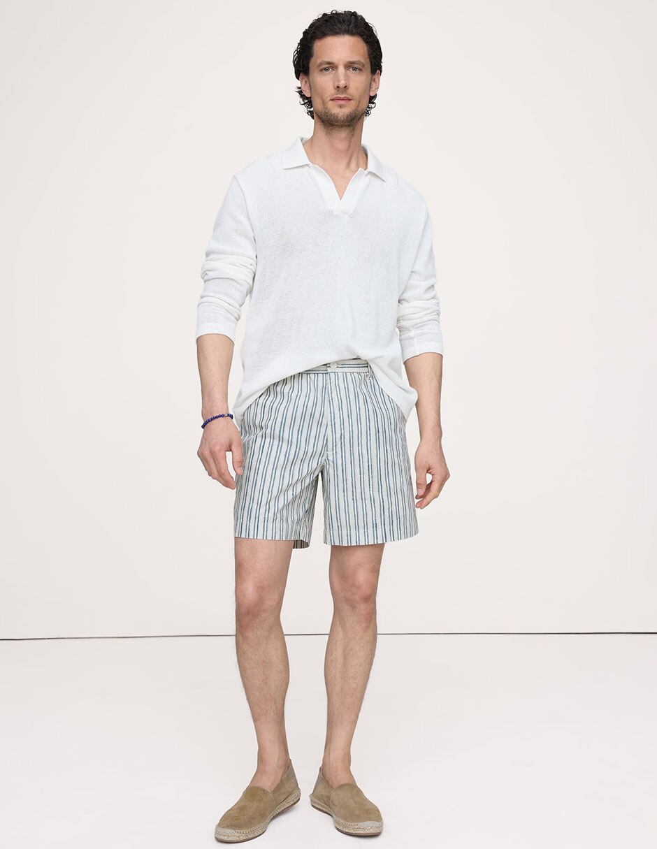 Bermuda de algodón para hombre