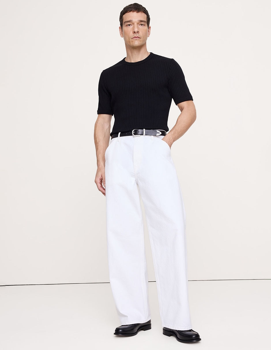 Playera cuello redondo para hombre
