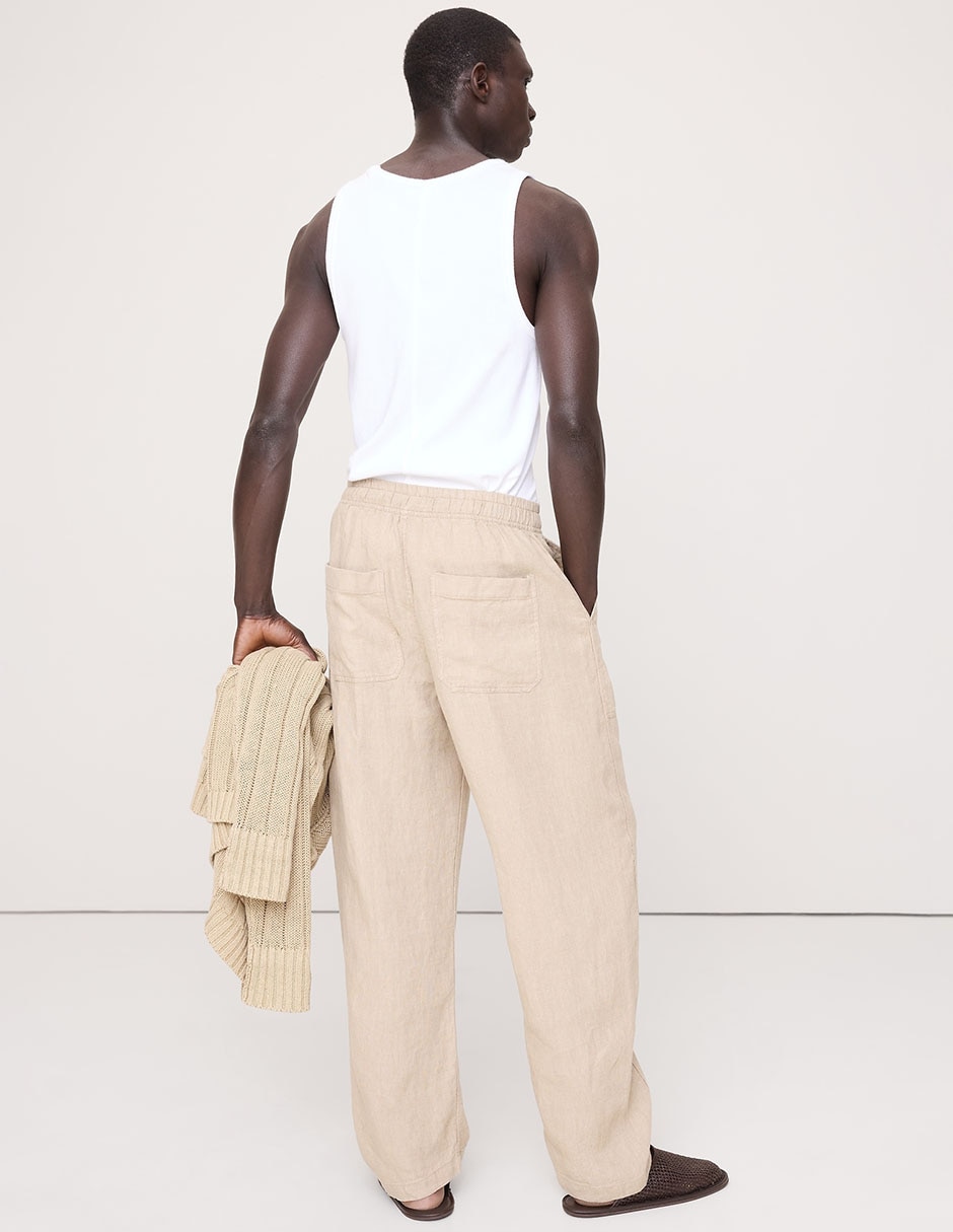 Pantalón relaxed baggy de algodón para hombre 2