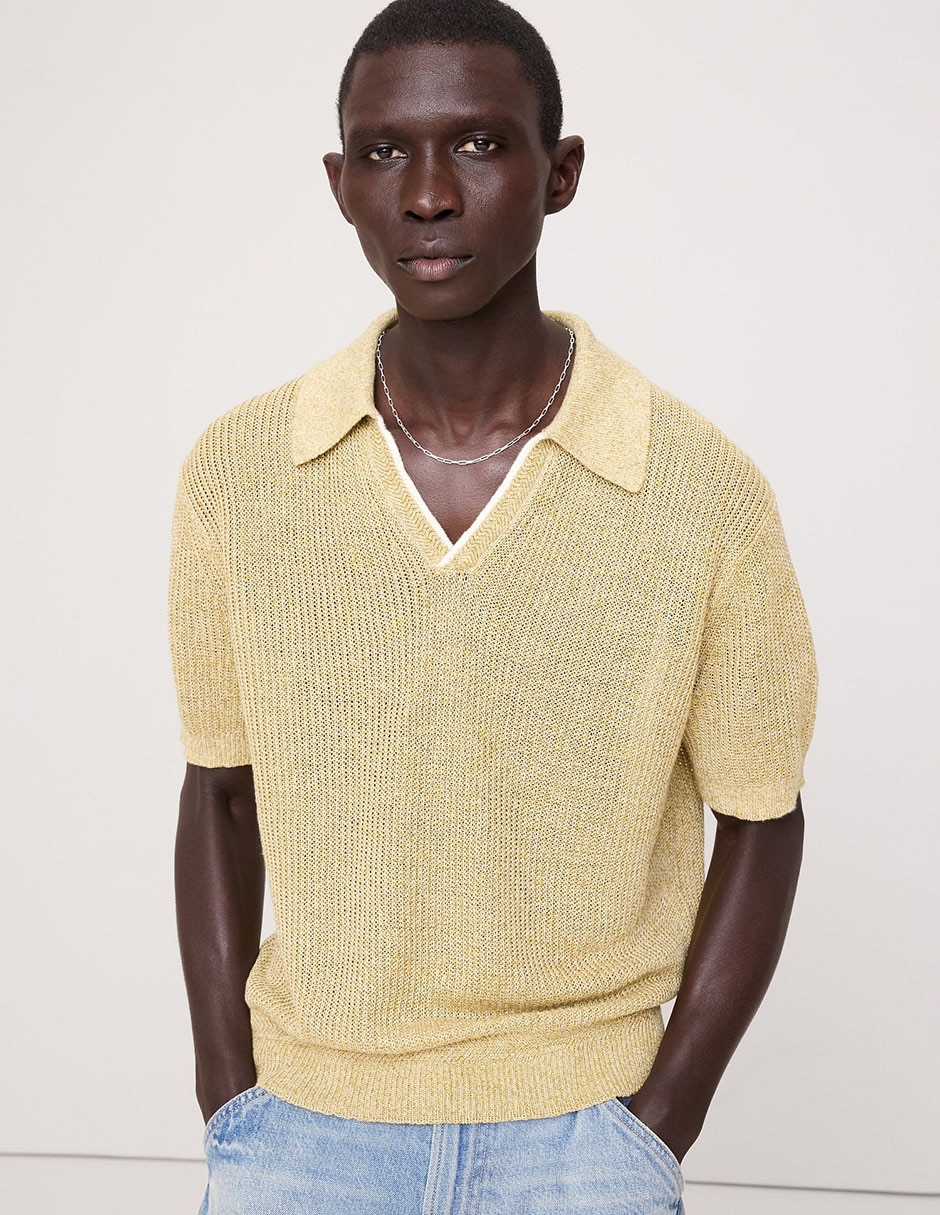 Playera tipo polo para hombre