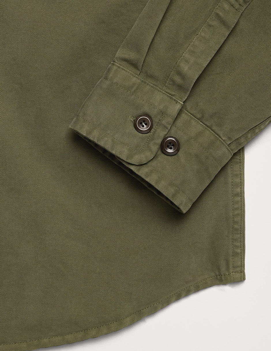 Chamarra casual con bolsillos para hombre