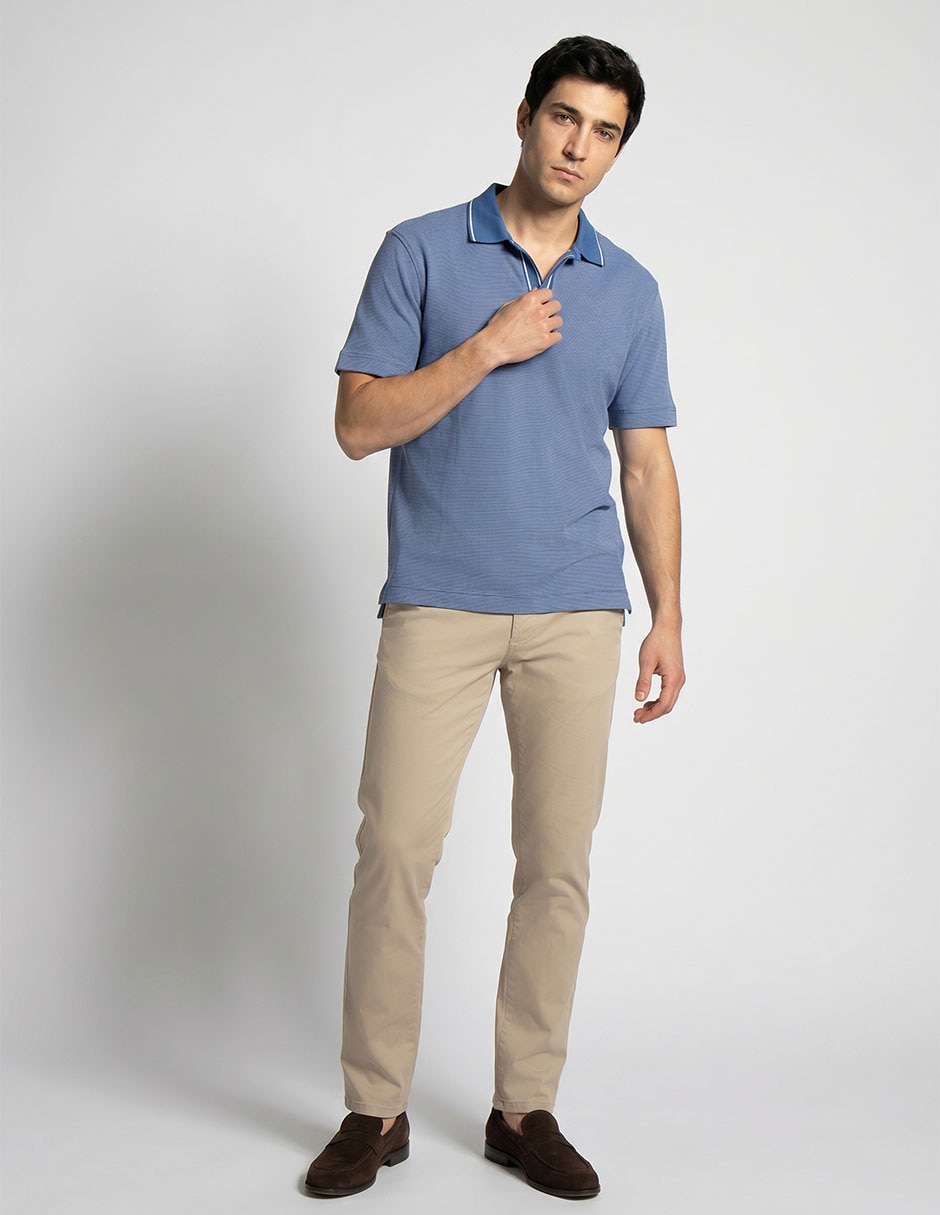 Playera Tipo Polo Para Hombre