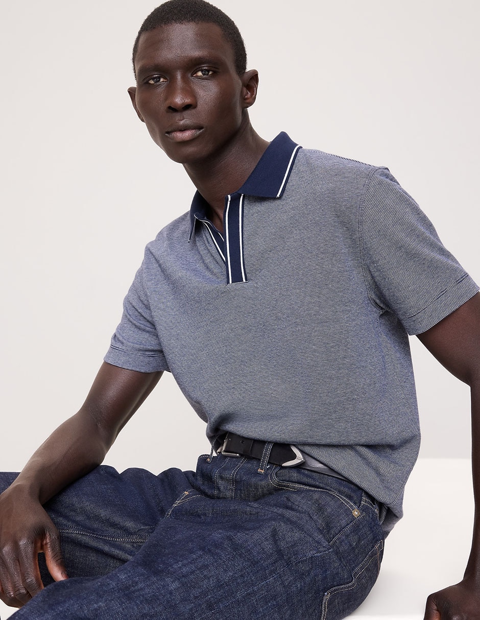 Playera Tipo Polo Para Hombre 1