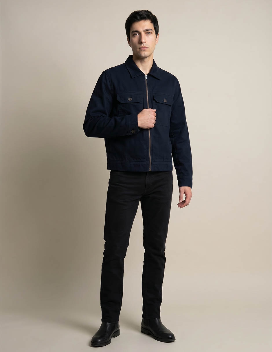 Chamarra casual de algodón para hombre 3