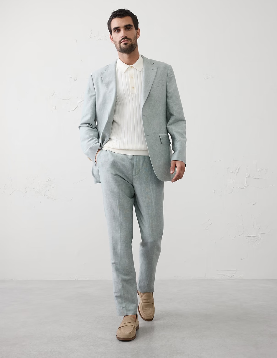 Pantalón de vestir straight para hombre Pantalón de vestir straight para hombre