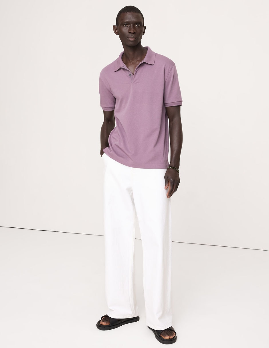 Playera tipo polo para hombre