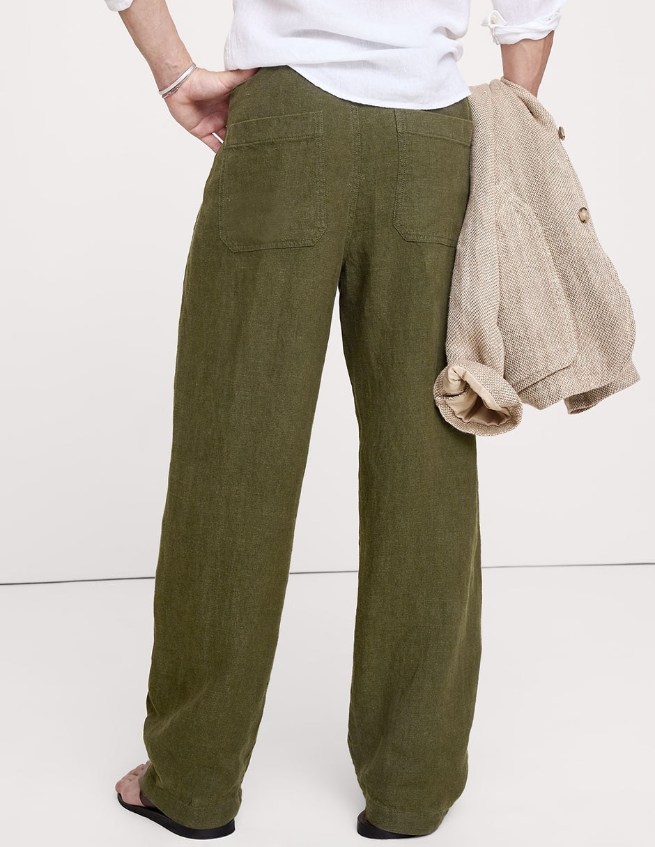 Pantalón relaxed baggy de algodón para hombre