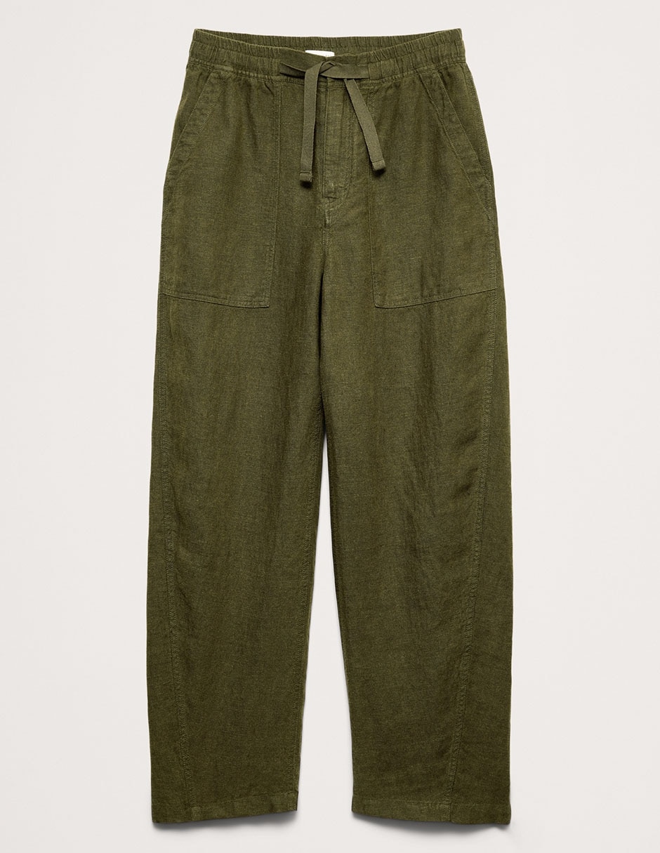 Pantalón relaxed baggy de algodón para hombre