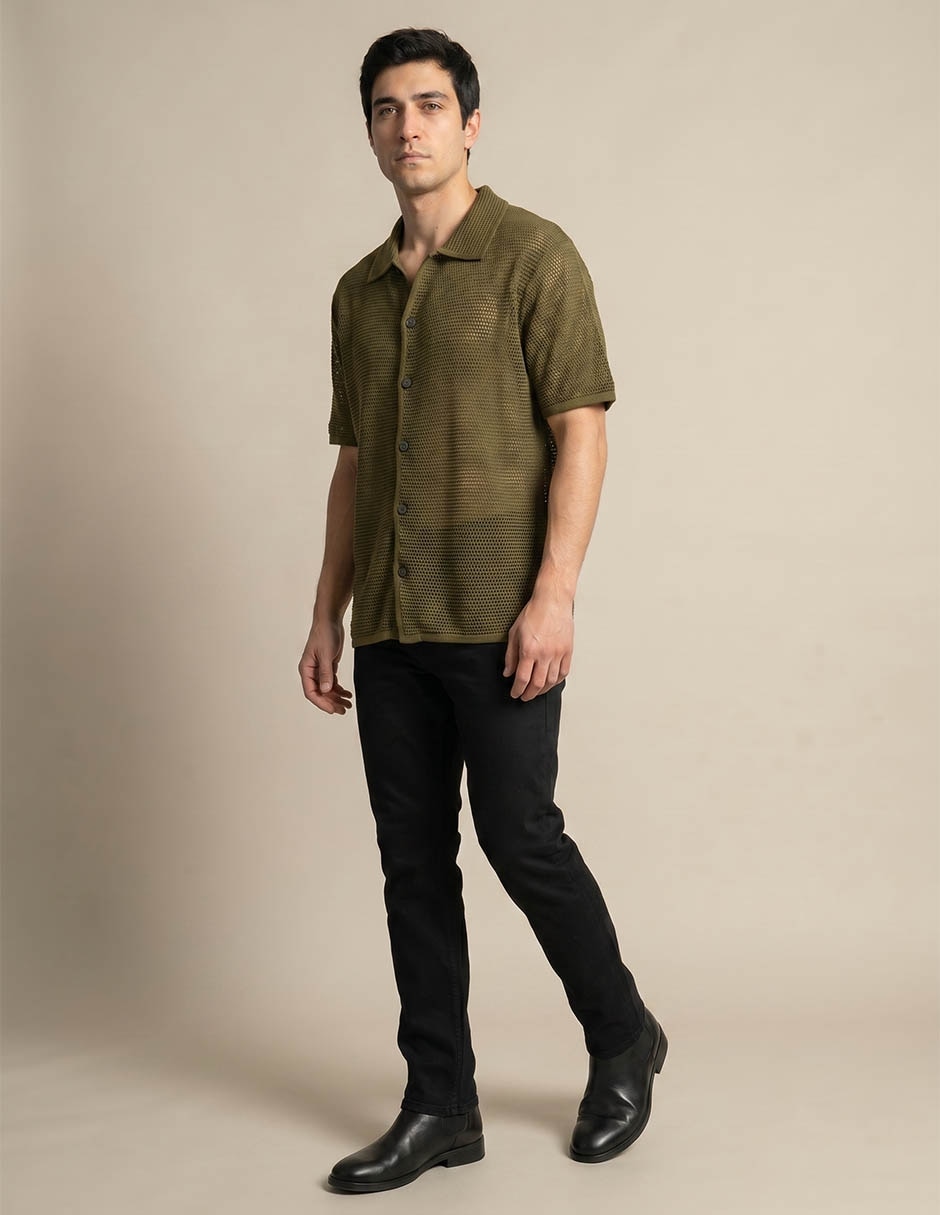 CAMISA BANANA 894831 REGULAR FIT ALGODÓ