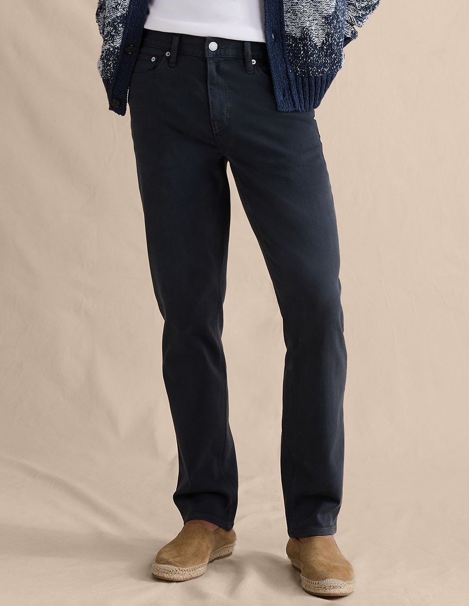 Jeans straight deslavado para hombre